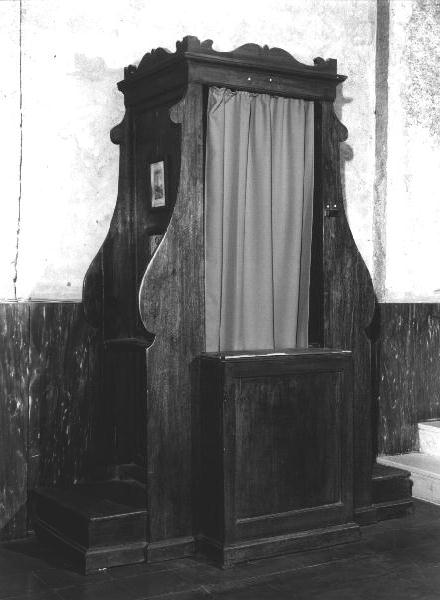 confessionale, opera isolata - bottega genovese (secc. XIX/ XX)
