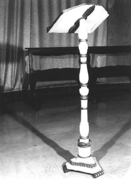 leggio, opera isolata - bottega genovese (secc. XIX/ XX)