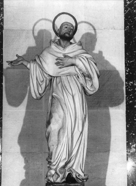 San Bernardo da Chiaravalle (statua, opera isolata) - bottega genovese (sec. XVIII)