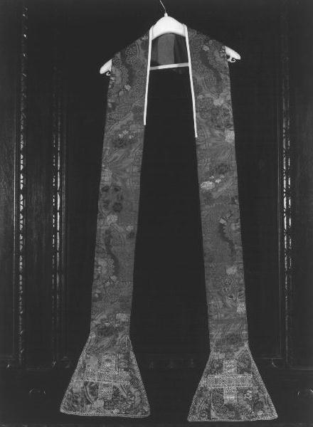 MOTIVI DECORATIVI FLOREALI (stola, elemento d'insieme) - manifattura genovese (prima metà sec. XVIII)