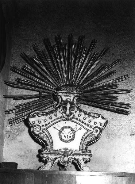 SIMBOLI DELLA PASSIONE (repositorio, opera isolata) - bottega genovese (sec. XIX)