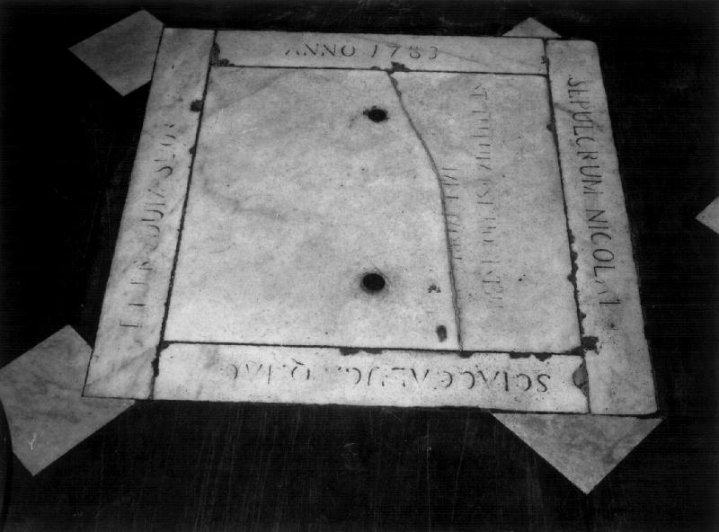 lapide, opera isolata - PRODUZIONE GENOVESE (sec. XVIII)