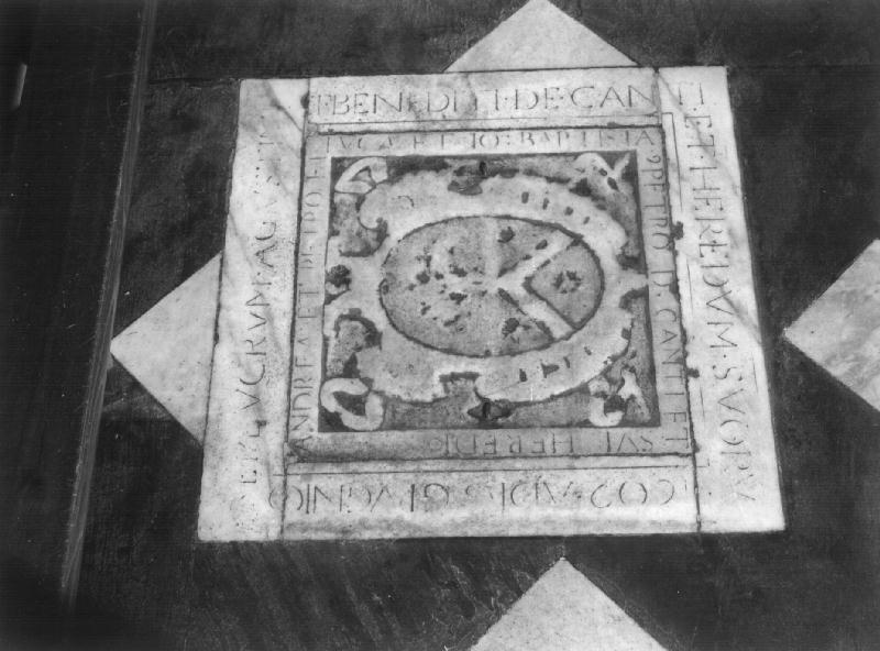 lapide, opera isolata - PRODUZIONE GENOVESE (sec. XVII)