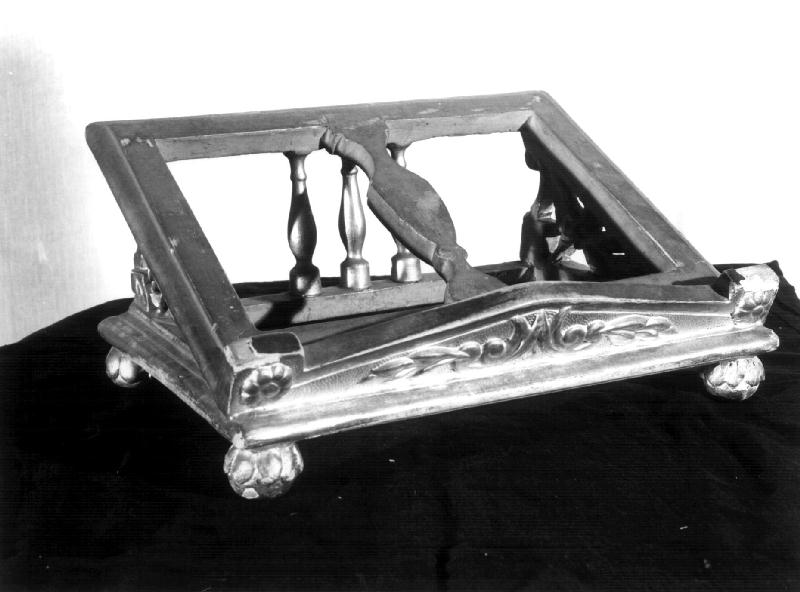 leggio d'altare, opera isolata - bottega genovese (secc. XVIII/ XIX)