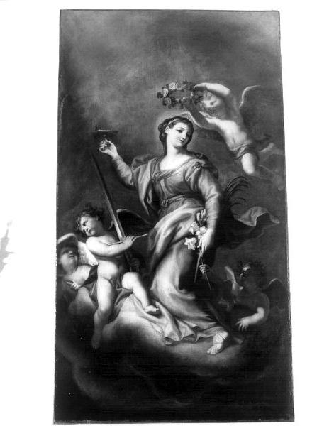 SANTA LUCIA (dipinto, opera isolata) di Piola Domenico (seconda metà sec. XVII)