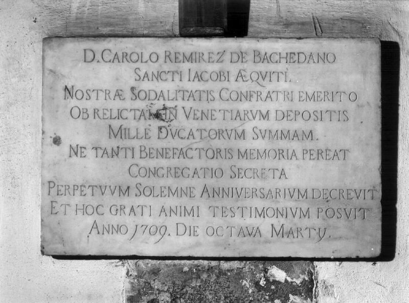 lapide, opera isolata - bottega ligure (sec. XVIII)