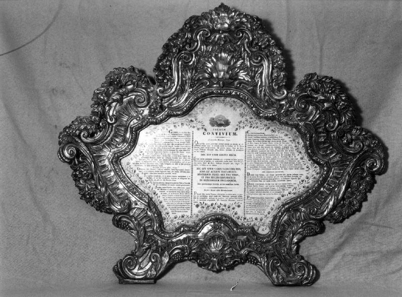 MOTIVI DECORATIVI FLOREALI (cartagloria, elemento d'insieme) - bottega ligure (fine sec. XVIII)