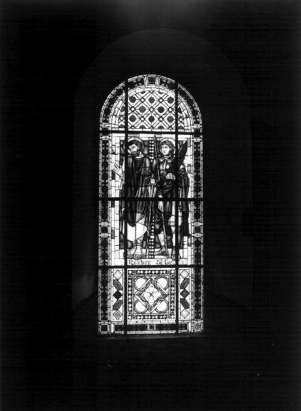 Santi Nazario e Celso (vetrata, elemento d'insieme) di Beltrami Giovanni (primo quarto sec. XX)