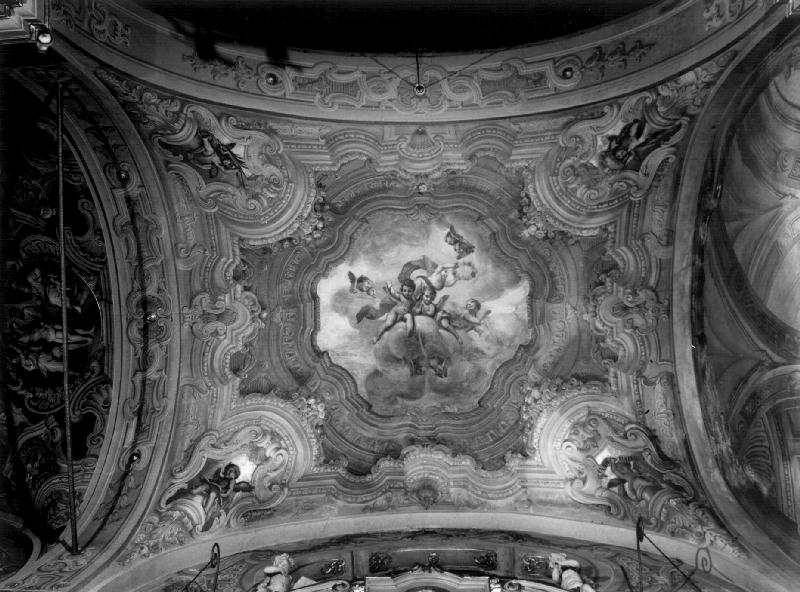 ANGIOLETTI REGGICORONA (dipinto, elemento d'insieme) di Ratti Giovanni Agostino (attribuito), Leoncini Giuseppe (attribuito) (sec. XVIII, sec. XIX)