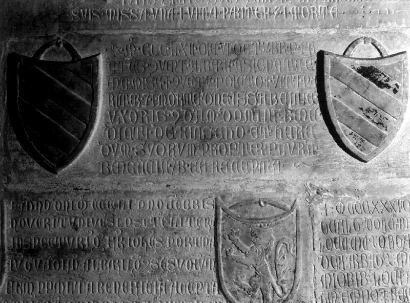 lapide, opera isolata - bottega genovese (sec. XIV)