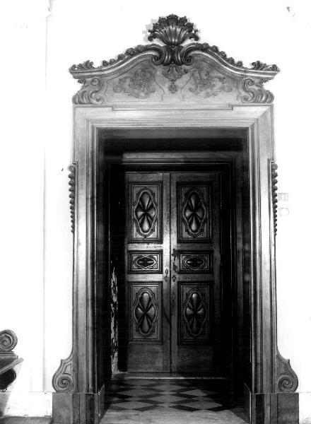 motivi decorativi (porta, insieme) - PRODUZIONE GENOVESE (secc. XVII/ XVIII)