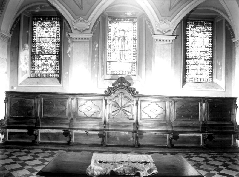 motivi decorativi (stalli del coro, coppia) - bottega genovese (secc. XVII/ XVIII)