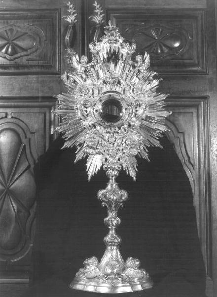 motivi decorativi (ostensorio, opera isolata) - PRODUZIONE GENOVESE (sec. XIX)