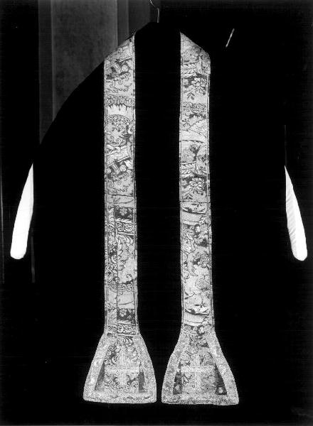 MOTIVI DECORATIVI FLOREALI (stola, elemento d'insieme) - manifattura genovese (prima metà sec. XVIII)