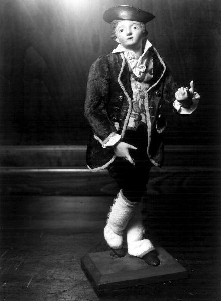 figura maschile (statuetta di presepio, elemento d'insieme) di Maragliano Anton Maria (prima metà sec. XVIII)