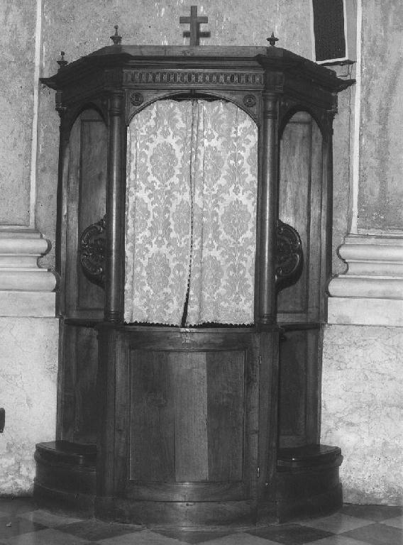 MOTIVI DECORATIVI FLOREALI (confessionale, opera isolata) - bottega ligure (primo quarto sec. XX)