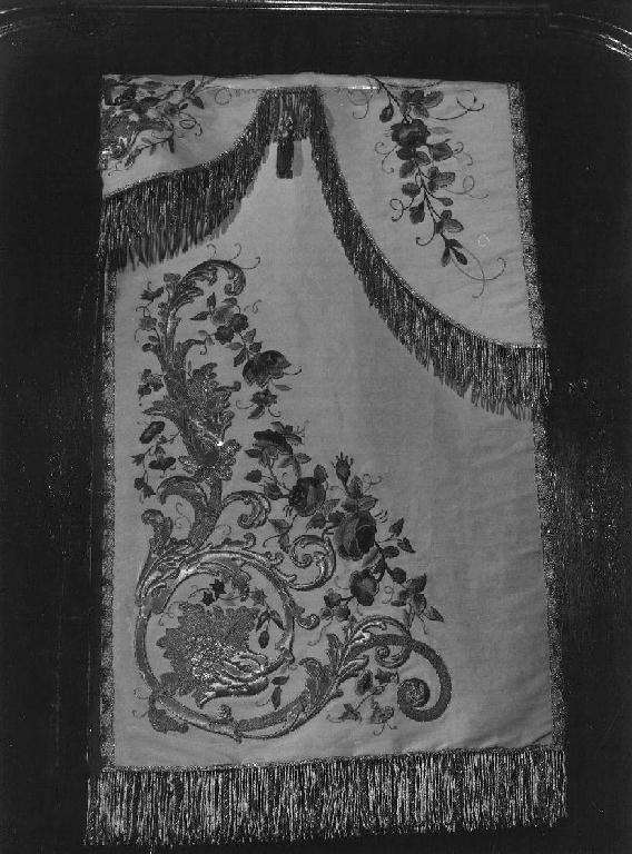 motivi decorativi floreali (conopeo, opera isolata) - manifattura ligure (seconda metà sec. XIX)