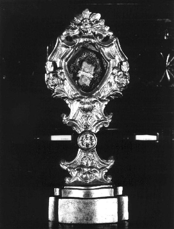 MOTIVI DECORATIVI FLOREALI (reliquiario - a ostensorio, opera isolata) - bottega ligure (prima metà sec. XVIII)