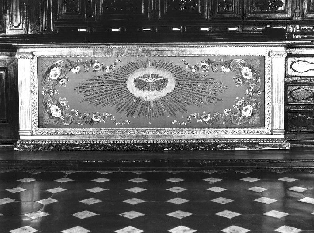 cornice di paliotto, elemento d'insieme - bottega ligure (prima metà sec. XIX)