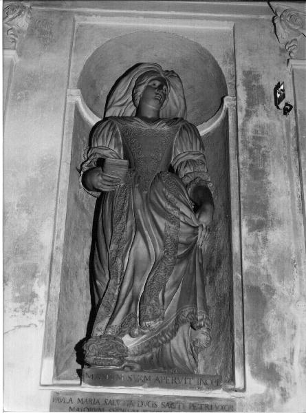 Paola Maria Saluzzo (scultura, elemento d'insieme) di Pellé Honoré (sec. XVII)