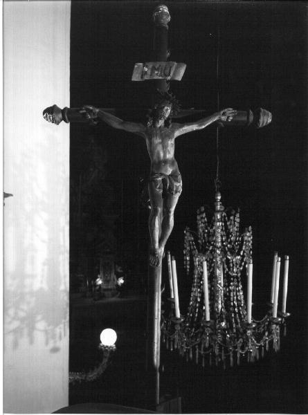 CRISTO CROCIFISSO (crocifisso, elemento d'insieme) - bottega ligure (prima metà sec. XVIII)