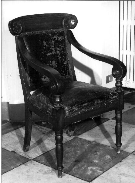 poltroncina, opera isolata - PRODUZIONE LIGURE (prima metà sec. XIX)