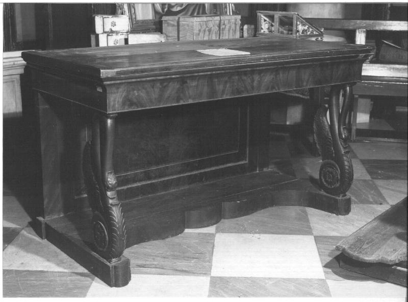 console, opera isolata - bottega ligure (prima metà sec. XIX)