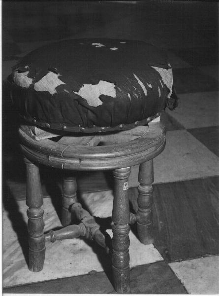 sgabello, opera isolata - PRODUZIONE LIGURE (metà sec. XIX)