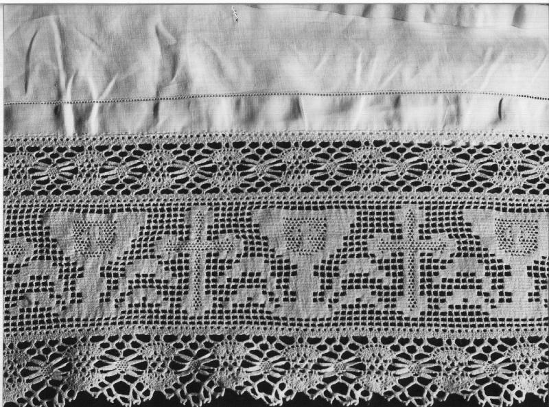 tovaglia d'altare, opera isolata - manifattura italiana (sec. XX)