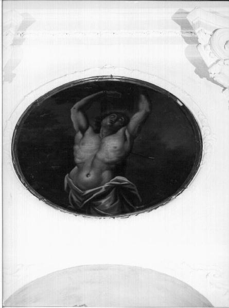 San Sebastiano (dipinto, elemento d'insieme) - ambito genovese (prima metà sec. XVIII)