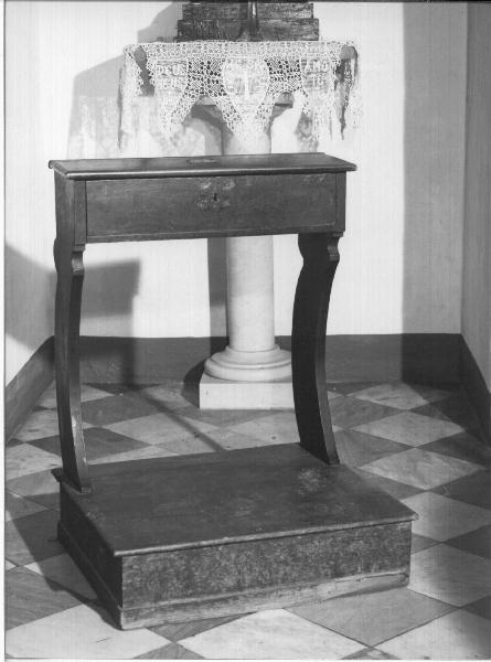 inginocchiatoio, coppia - bottega ligure (metà sec. XVIII)