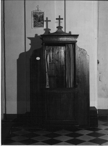 confessionale, opera isolata - bottega ligure (secc. XVIII/ XIX)