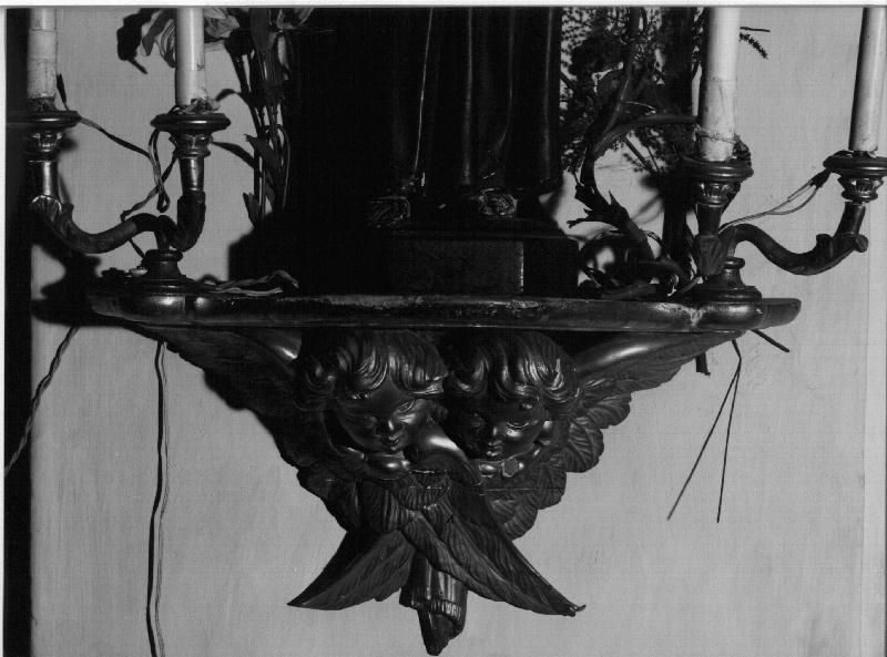 CHERUBINI (mensola, elemento d'insieme) - bottega ligure (metà sec. XIX)