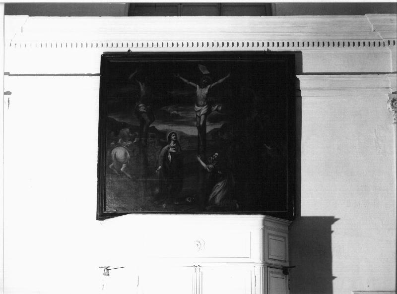 crocifissione di Cristo (dipinto, opera isolata) - ambito genovese (sec. XVI)