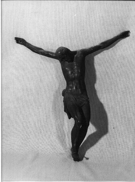 CRISTO CROCIFISSO (crocifisso, frammento) - PRODUZIONE LIGURE (sec. XIX)