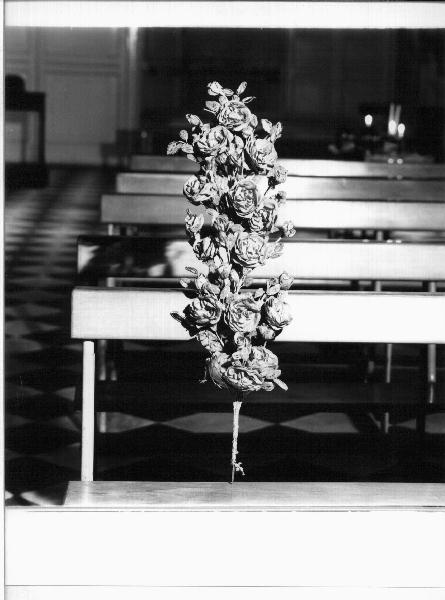 FIORI (decorazione a ricamo, coppia) - manifattura ligure (seconda metà sec. XVIII)