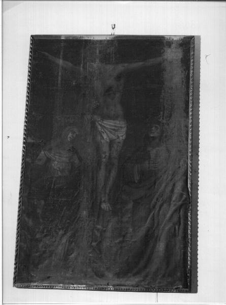 crocifissione di Cristo (dipinto, opera isolata) - ambito genovese (metà sec. XVI)