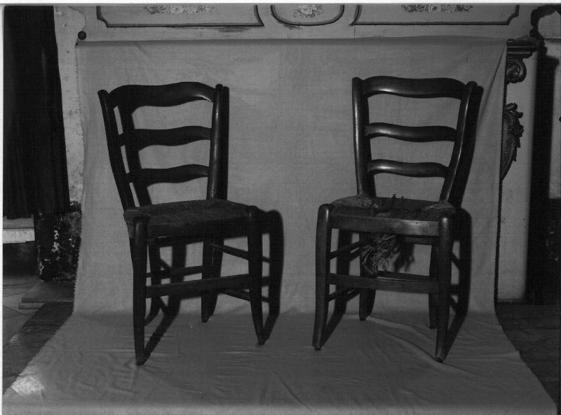 sedia, serie - PRODUZIONE LIGURE (metà sec. XIX)