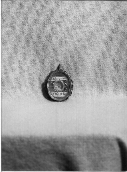 reliquiario - a castone, opera isolata - PRODUZIONE LIGURE (prima metà sec. XX)