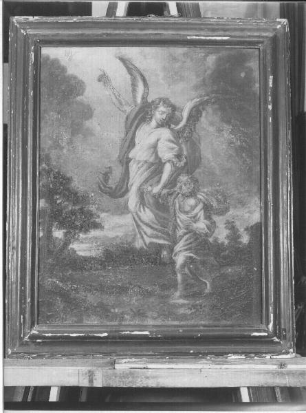 ANGELO CUSTODE (dipinto, opera isolata) - ambito ligure (prima metà sec. XIX)