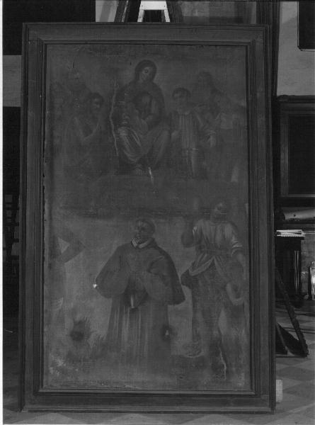 Madonna con Bambino e Santi (dipinto, opera isolata) - ambito italiano (secc. XVI/ XVII)