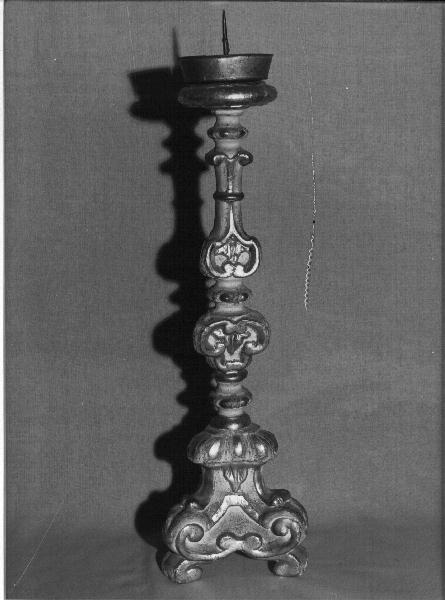 candelabro, serie - bottega ligure (sec. XVIII)