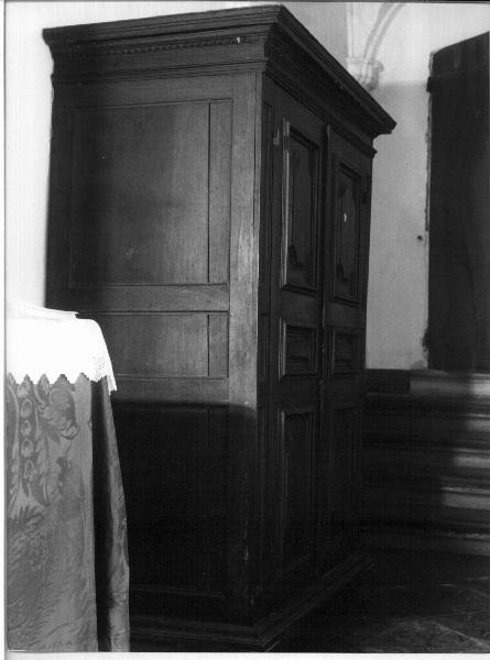 armadio, opera isolata - bottega ligure (secc. XVII/ XVIII)