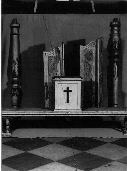 altare, opera isolata - bottega ligure (secondo quarto sec. XIX)