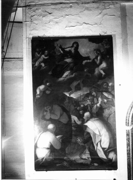 assunzione della Madonna (dipinto, opera isolata) di Paggi Giovanni Battista (sec. XVI)