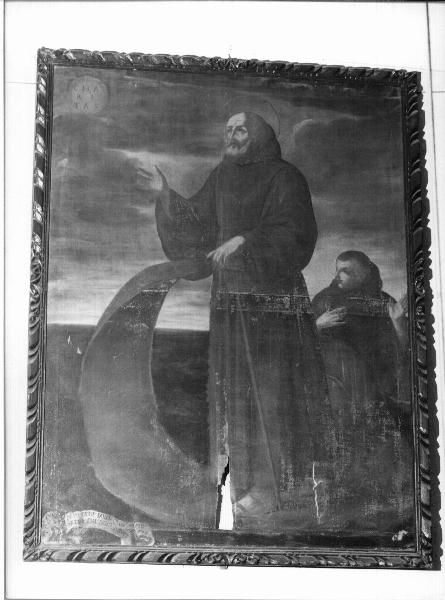 San Bernardino (dipinto, opera isolata) - ambito genovese (ultimo quarto sec. XVII)