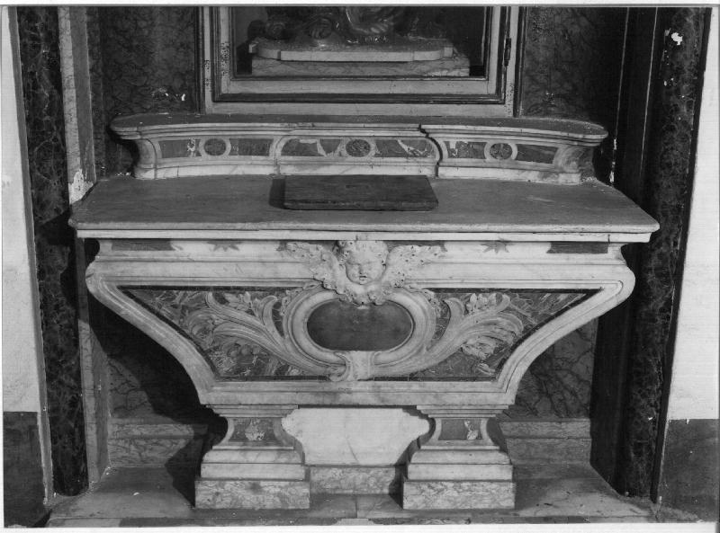 cherubino (altare, insieme) - bottega ligure (seconda metà sec. XVII)