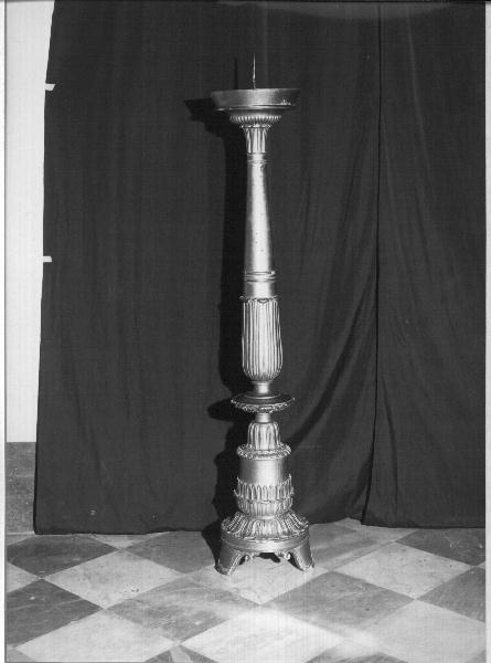 candelabro, serie - bottega ligure (secondo quarto sec. XIX)