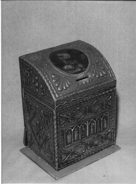 scatola, opera isolata - PRODUZIONE LIGURE (secondo quarto sec. XIX)