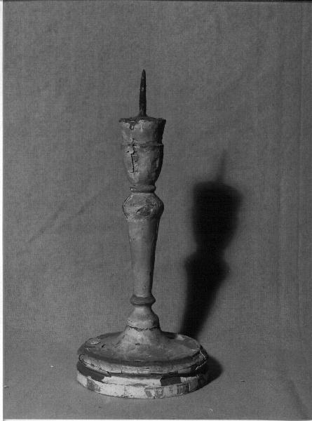 candelabro, coppia - bottega ligure (secc. XVIII/ XIX)